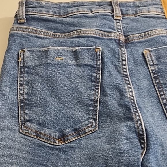 5 Pocket Cotton Stretch Denim Jeans High Rise - Picture 10 of 16